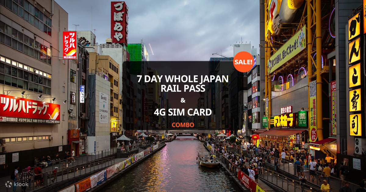 [Promo] Whole Japan Rail Pass untuk 7 hari (Ordinary Car) dan SIM Card